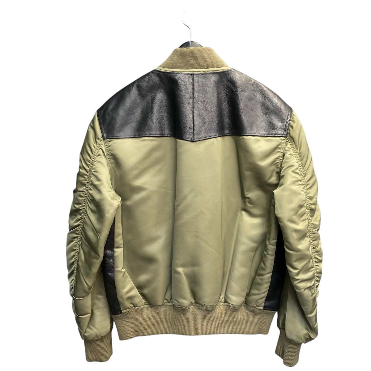 22AW2W668889O ﾚｻﾞｰﾖｰｸ付きﾅｲﾛﾝﾂｲﾙﾊﾞｲﾏﾃﾘｱﾙｼﾞｬｹｯﾄﾌﾞﾙｿﾞﾝ
