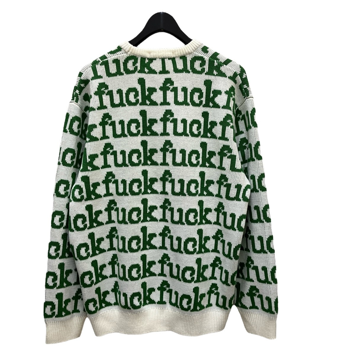 Supreme(シュプリーム) Fuck Knitted Sweater ホワイト サイズ L