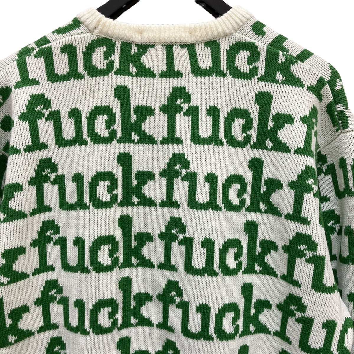 Supreme(シュプリーム) Fuck Knitted Sweater ホワイト サイズ L