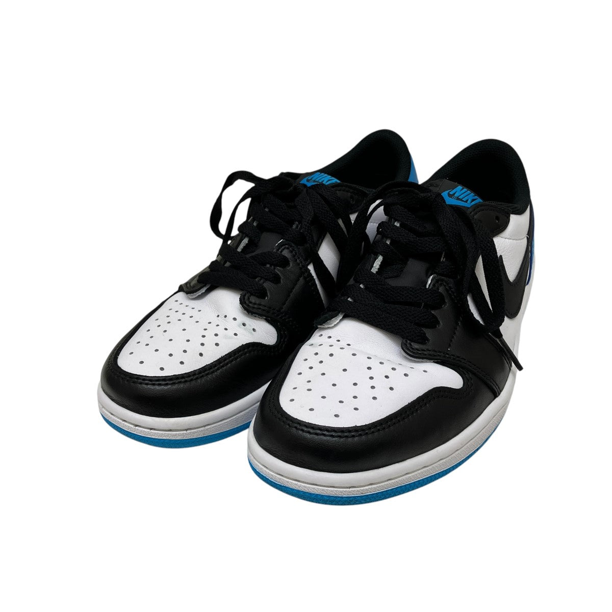 Air Jordan 1 Low OG  Black and Dark Powder Blue UNCスニーカーCZ0790-104