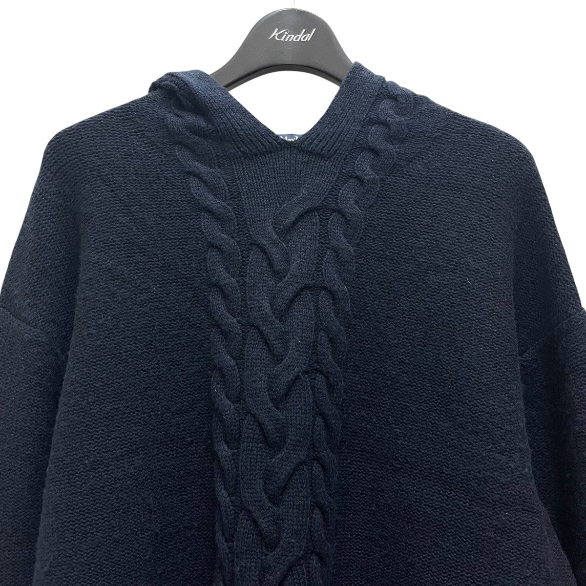 マックスマーラ　MaxMara ロング ニット パーカー L カシミア 混 S Max Mara(エスマックスマーラ) カシミヤ混ニットパーカー2393661733