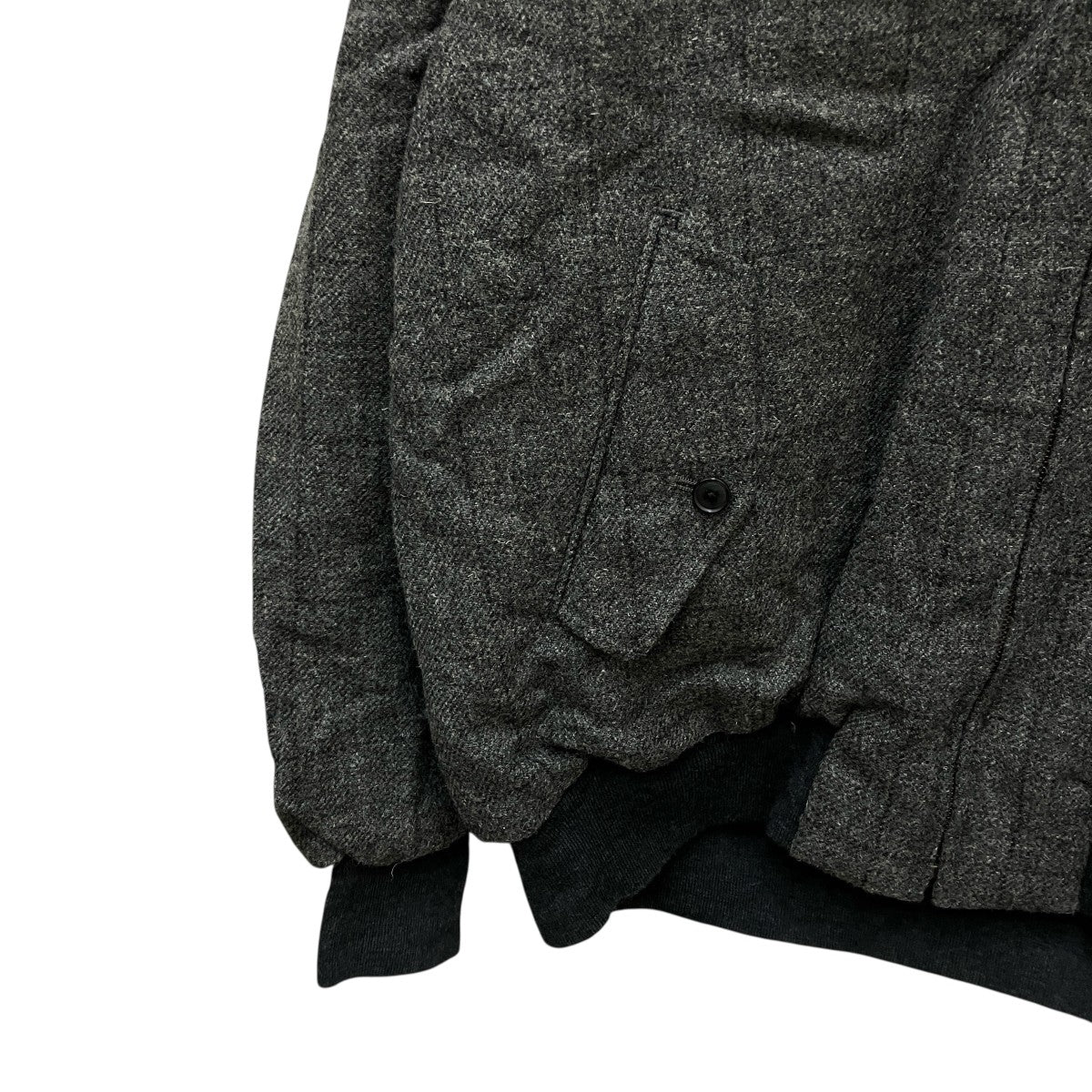 A．PRESSE(アプレッセ) Tweed Harrington Jacketチェックジャケット