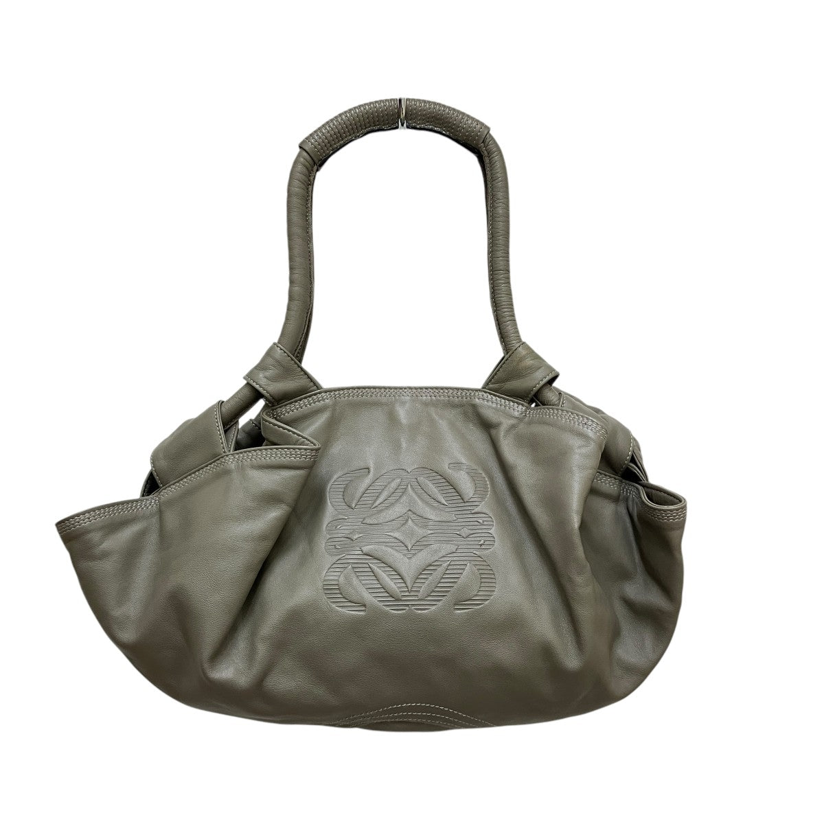 LOEWE(ロエベ) ナッパアイレハンドバッグ010811 010811 グレー