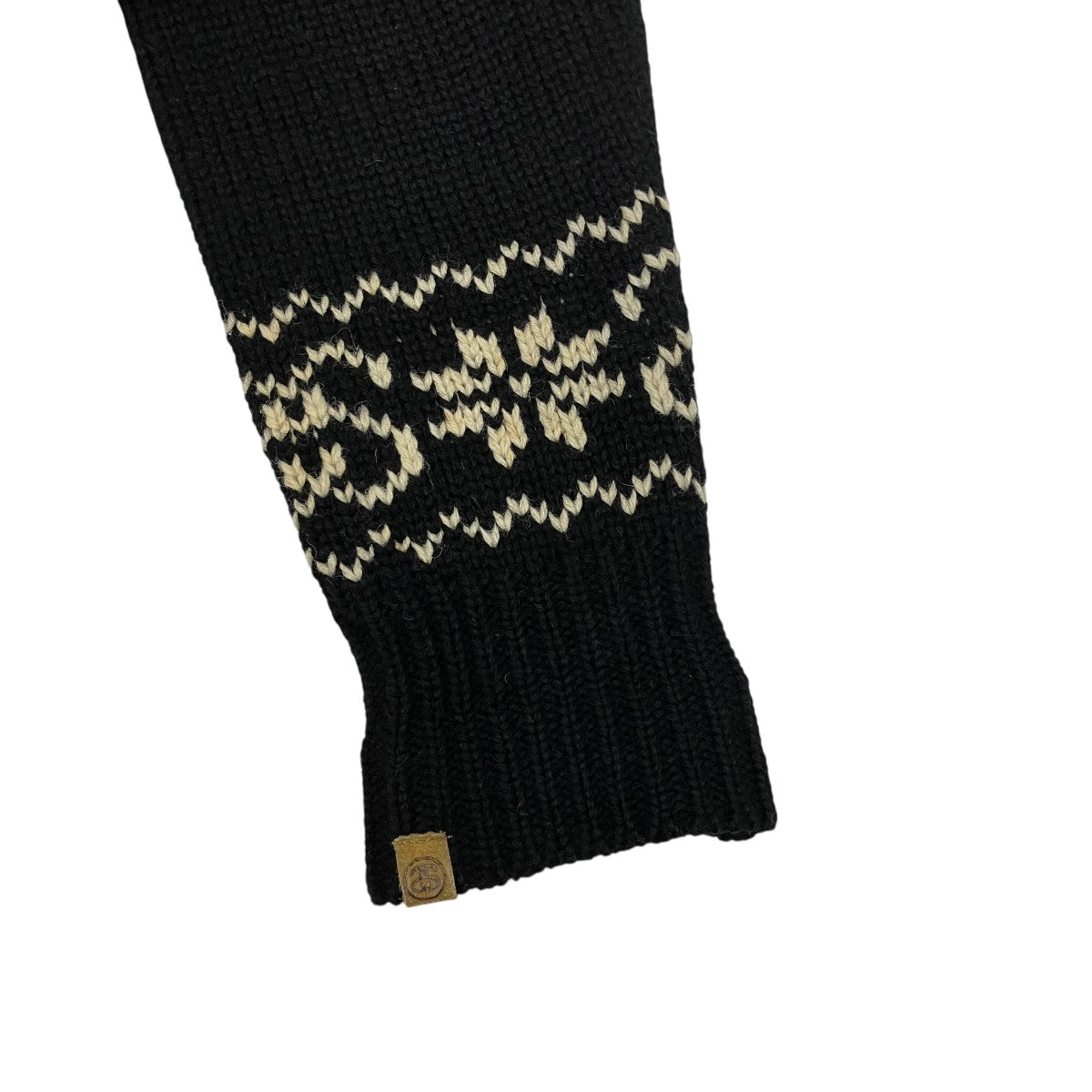stussy ノルディック柄ニット 古着・中古-4枚目のアイテム画像