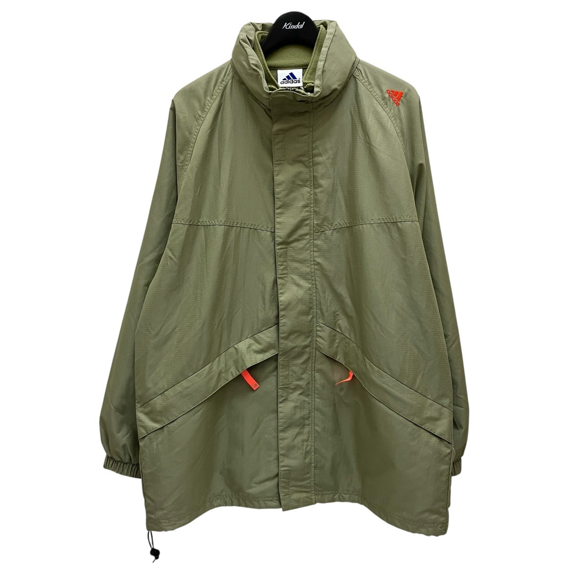 定価65000円adidas✖️kolor ナイロンジャケット adidas×KOLOR ナイロンジャケット11N007 11N007 ブラック サイズ