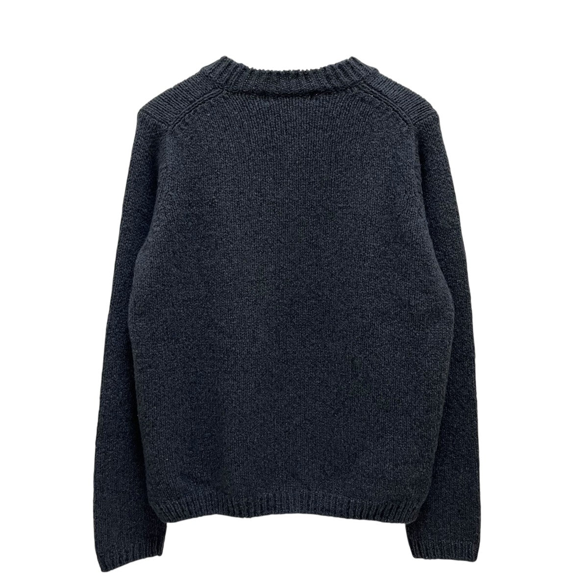 美品✨エヴァムエヴァ カシミヤ セーブル クルーネック　ニット　アイボリー evam eva(エヴァムエヴァ) カシミヤセーブルニットE193K069 E193K069