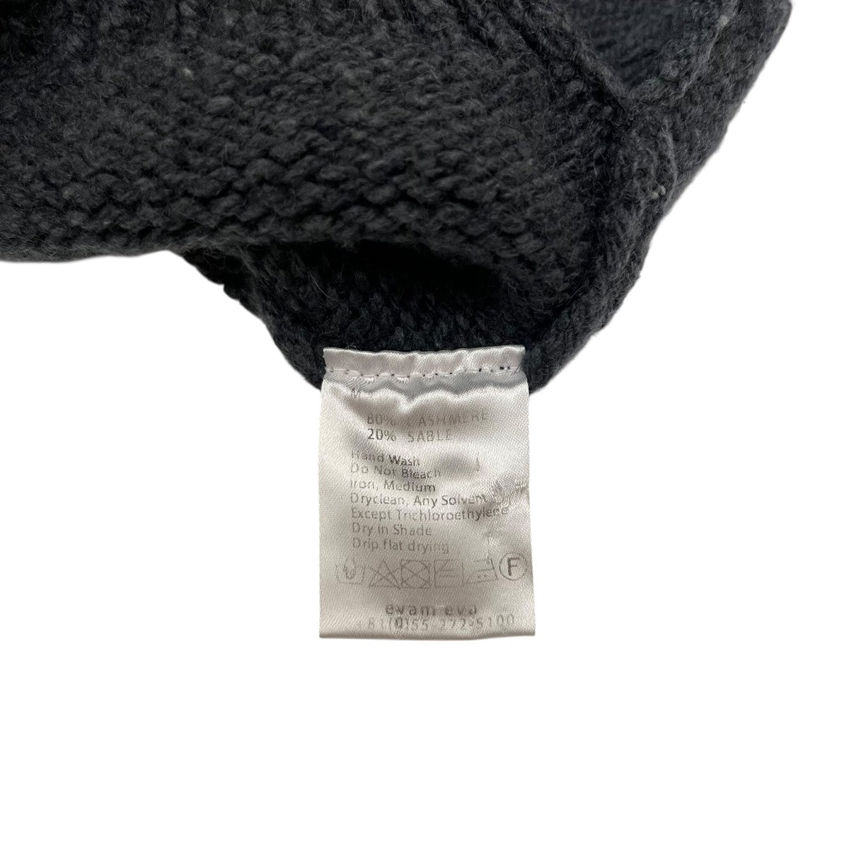 evam eva(エヴァムエヴァ) カシミヤセーブルニットE193K069 E193K069