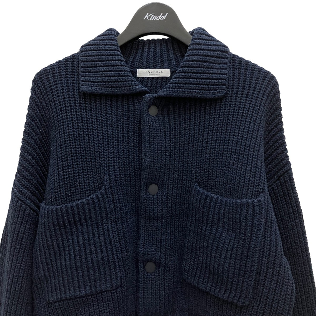 【MACPHEE 】ニット　カーディガン　ハイブリットコットンショートブルゾン ハイブリットコットン ショートブルゾン | maison TOMORROWLAND