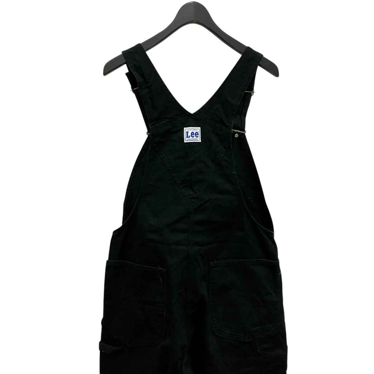 Lee 黒 オーバーオール XS LM7254 Lee LEE リー DUNGAREES OVERALL ダンガリーズ オーバーオール