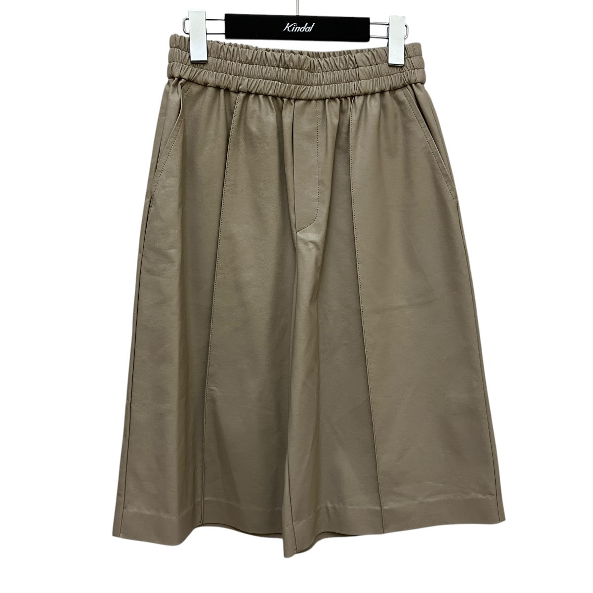 最終値下31日まで LE CIEL BLEU オゾンウォッシュジャージースカート ル シェル ブルー - LE CIEL BLEU | Fold Waist Skirt-Beige-38