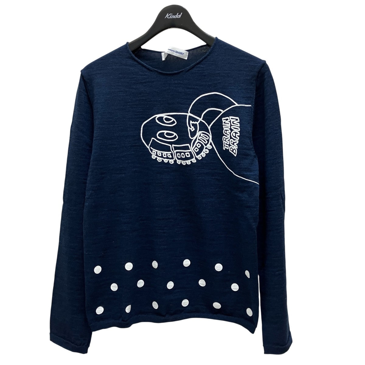 美品◎COMME des GARCONS コムデギャルソン　ボーダーカットソー PLAY COMME des GARCONS プレイ コムデギャルソン ロンT