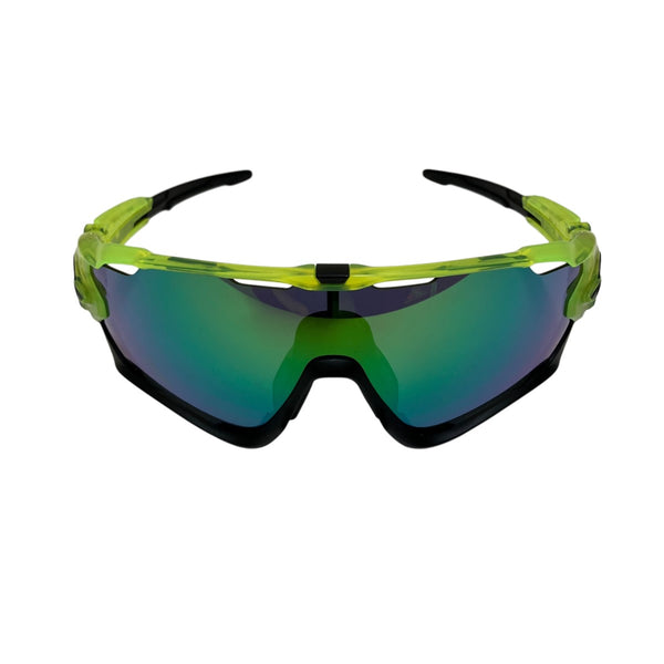 Oakley ミラーグリーン サングラス　ぴーちゃん OAKLEY(オークリー) JawbreakerサングラスOO9270-08 OO9270-08