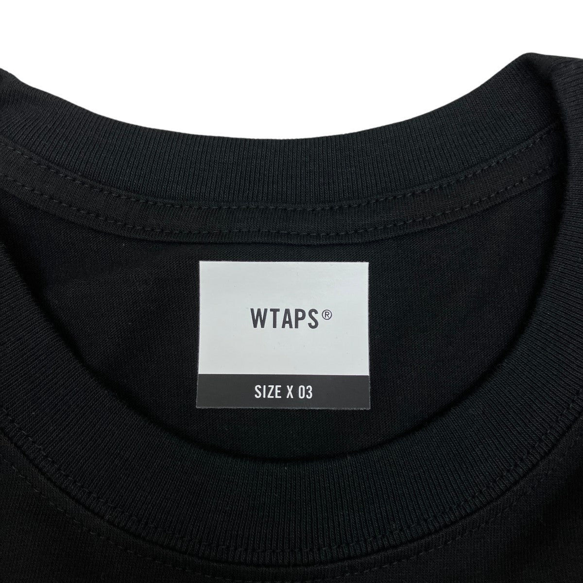 WTAPS(ダブルタップス) 半袖Tシャツ ブラック サイズ 3｜【公式