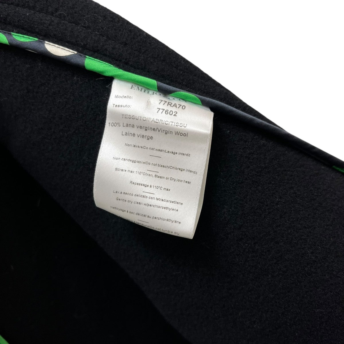 Emilio Pucci(エミリオプッチ) ポンチョ ブラック サイズ 36｜【公式