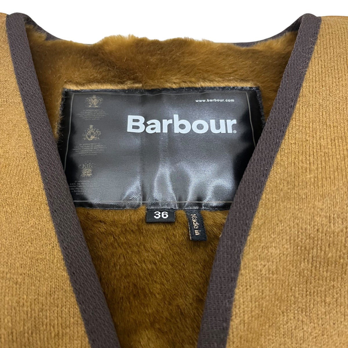 Barbour ライナーベスト　36 Barbour(バーブァー) ライナーベスト2002103 2002103 ブラウン