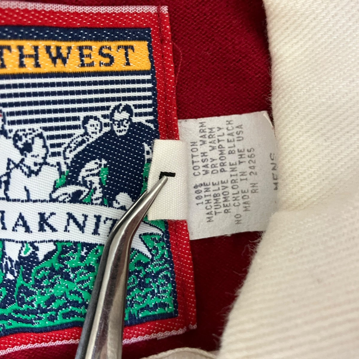 RUGBY NORTHWEST ボーダーラガーシャツ 古着・中古-7枚目のアイテム画像