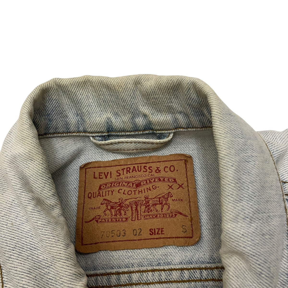 LEVI’S 90S vintageトラッカージャケット70503 古着・中古-5枚目のアイテム画像