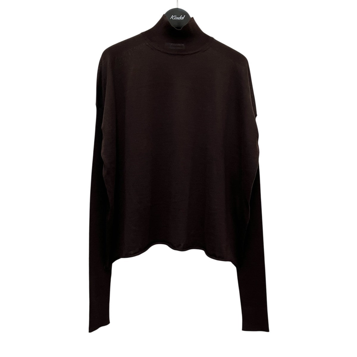 JIL SANDER（ジルサンダー）カシミヤシルクＶネックニット 濃紺 JIL SANDER(ジルサンダー) Vネックニットセーター751037