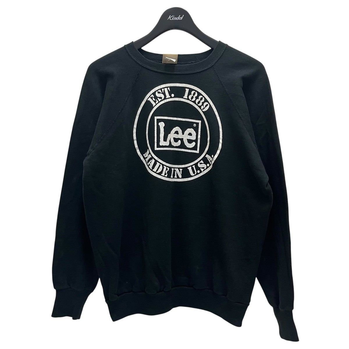 90s LEE NFL オーバーサイズ　スウェット　vintage LEE(リー) 90S vintageクルーネックスウェット ブラック サイズ M