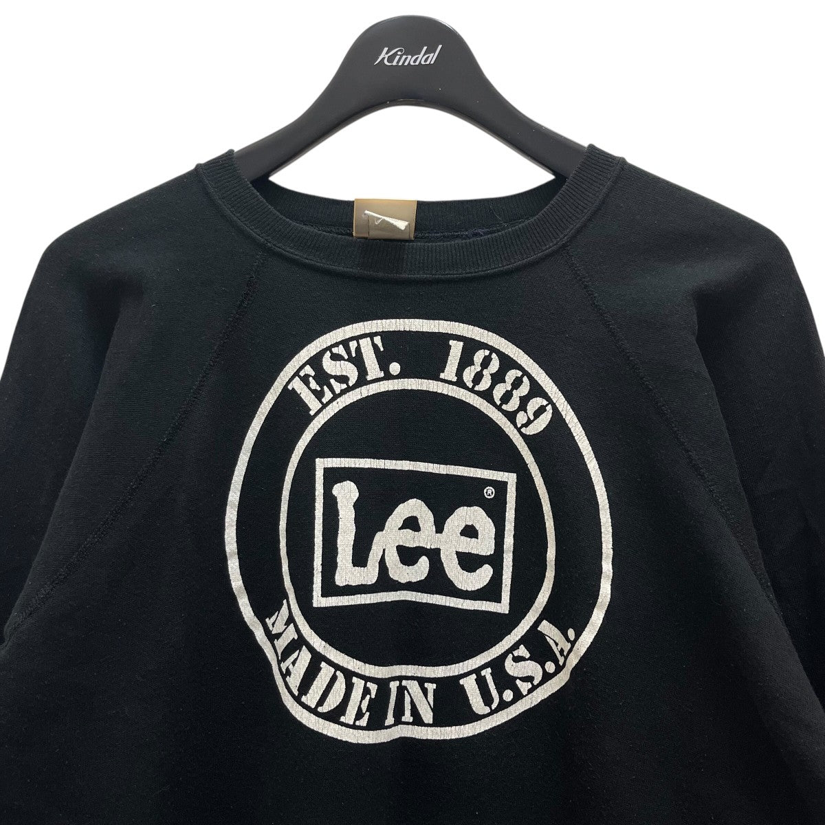 LEE(リー) 90S vintageクルーネックスウェット ブラック サイズ M