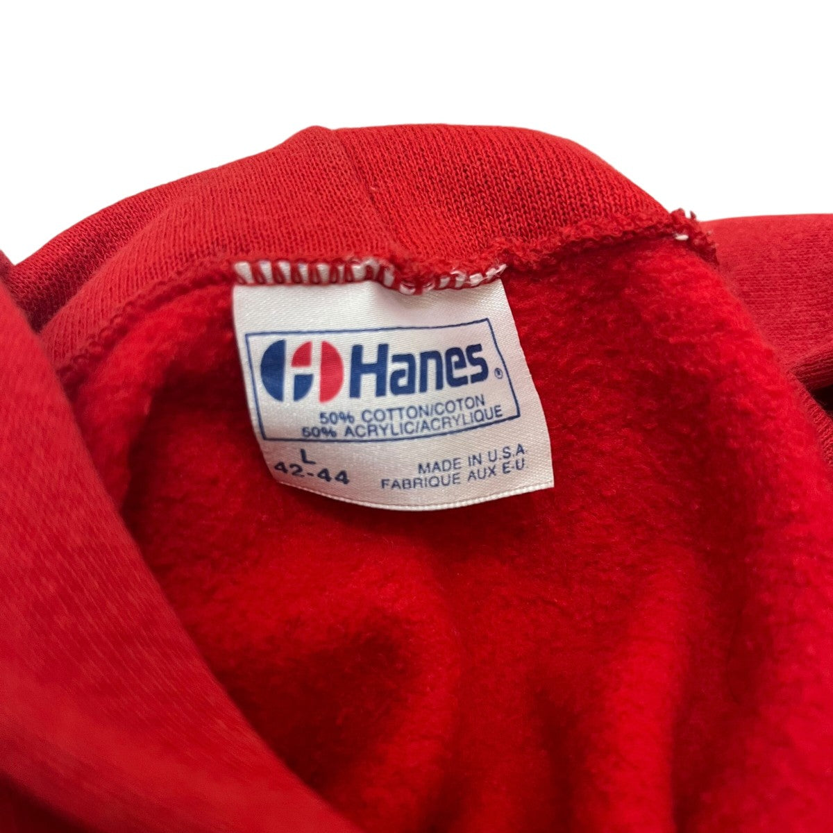 Hanes 80S vintageプルオーバーパーカー 古着・中古-5枚目のアイテム画像