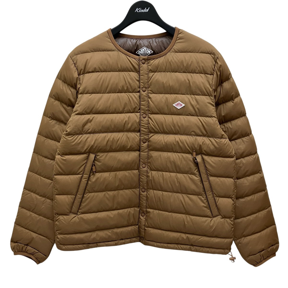 DANTON(ダントン) ノーカラーダウンジャケットKW42-117-02 KW42