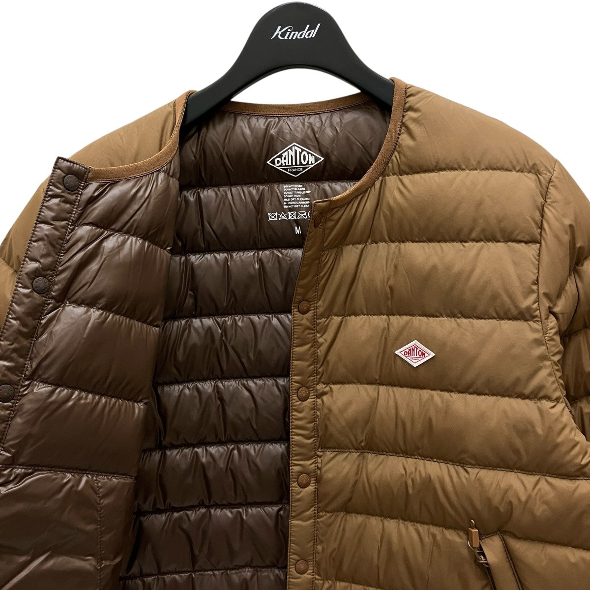 DANTON(ダントン) ノーカラーダウンジャケットKW42-117-02 KW42-117-02