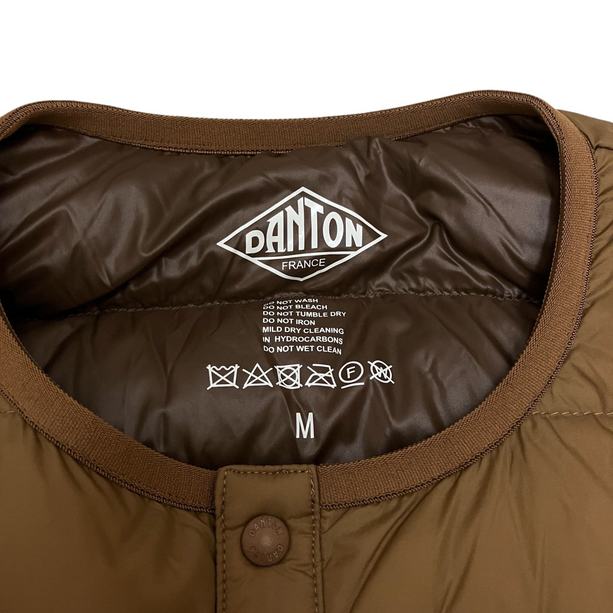 DANTON(ダントン) ノーカラーダウンジャケットKW42-117-02 KW42-117-02