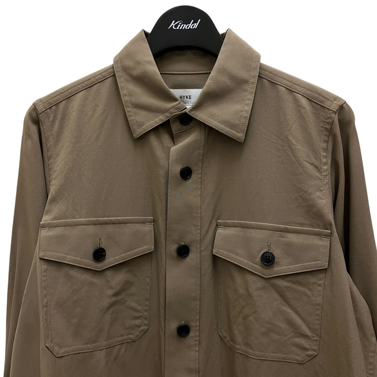 HYKE(ハイク) TROロングスリーブシャツレギュラーカラーシャツ HYKE(ハイク) TROロングスリーブシャツレギュラーカラーシャツ
