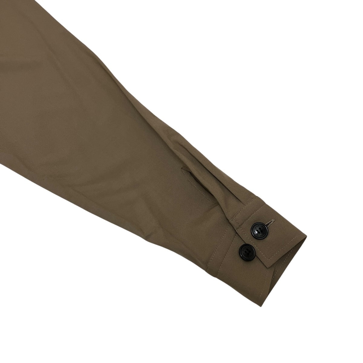 ハイク HYKE TROロングスリーブシャツ レギュラーカラーシャツ 242-15233 ベージュ サイズ：1 HYKE(ハイク) TROロングスリーブシャツレギュラーカラーシャツ