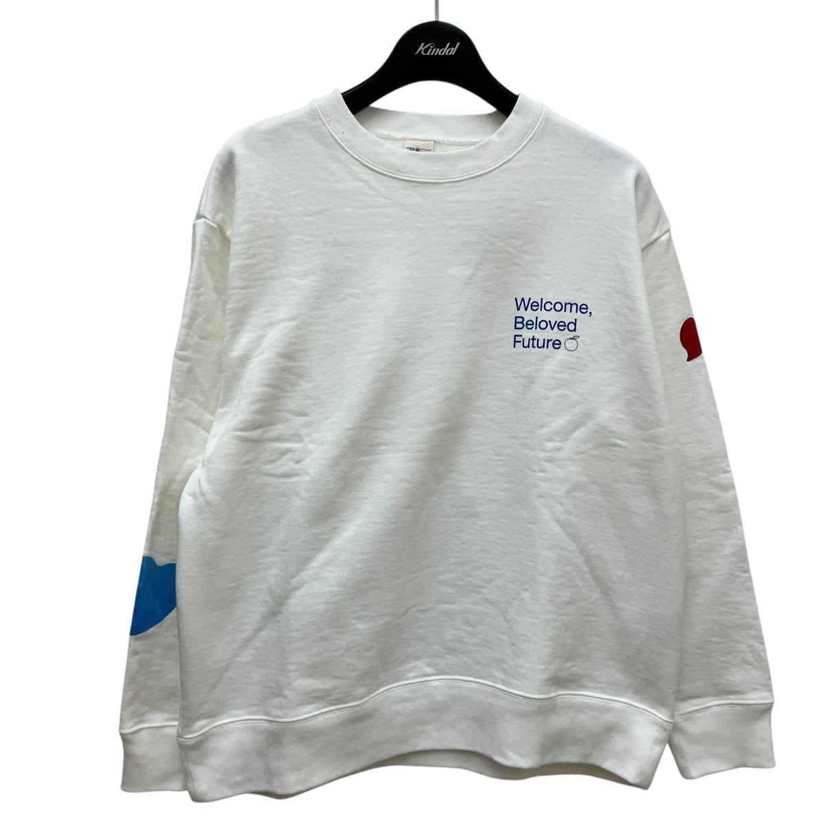 Ron Herman 15周年記念限定 ホワイト Welcome Beloved Futureクルーネックスウェット4010900544 古着・中古-1枚目のアイテム画像
