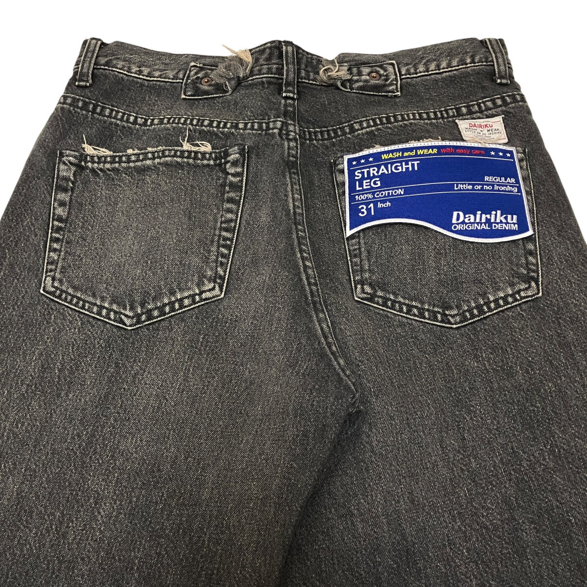 DAIRIKU(ダイリク) Straight Vintage Denim Pantsデニムパンツ