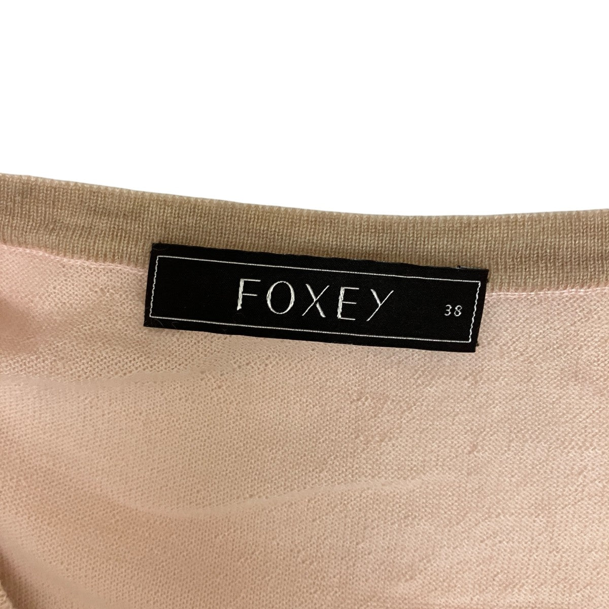 FOXEY カシミヤカーディガン 古着・中古-5枚目のアイテム画像