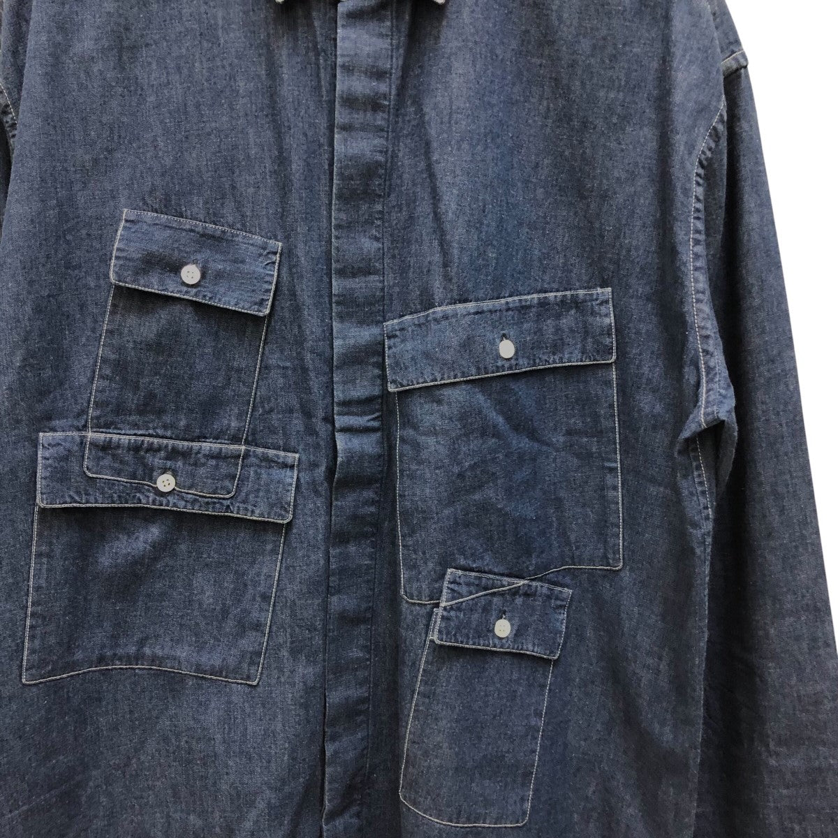 HERMES(エルメス) セリエデニムシャツ インディゴ サイズ 38