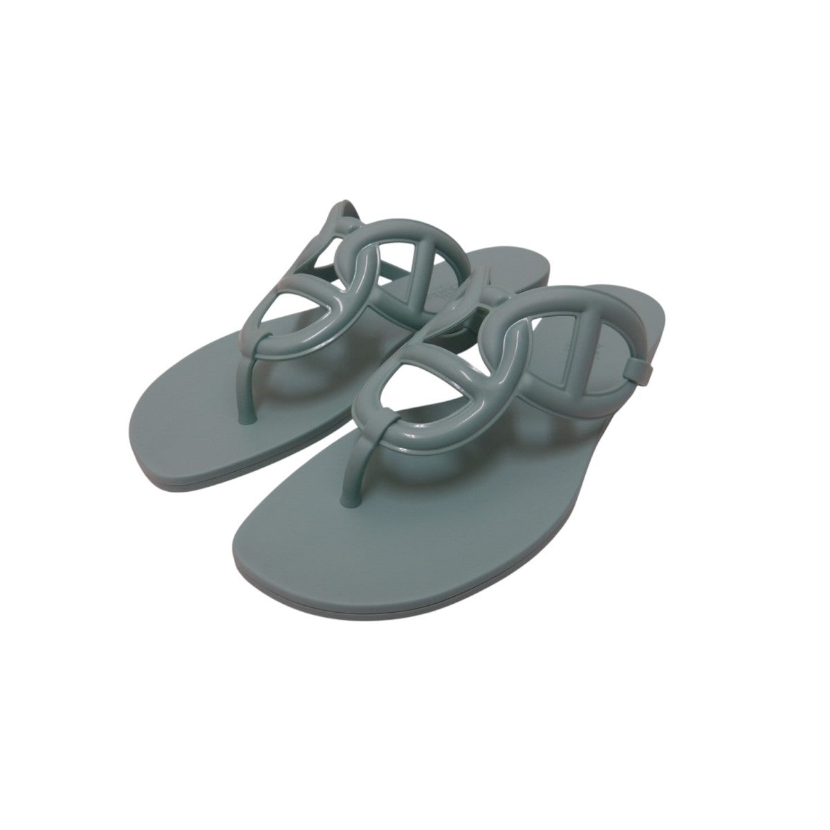 HERMES エジェリヴェールアンブランサンダル 古着・中古-1枚目のアイテム画像