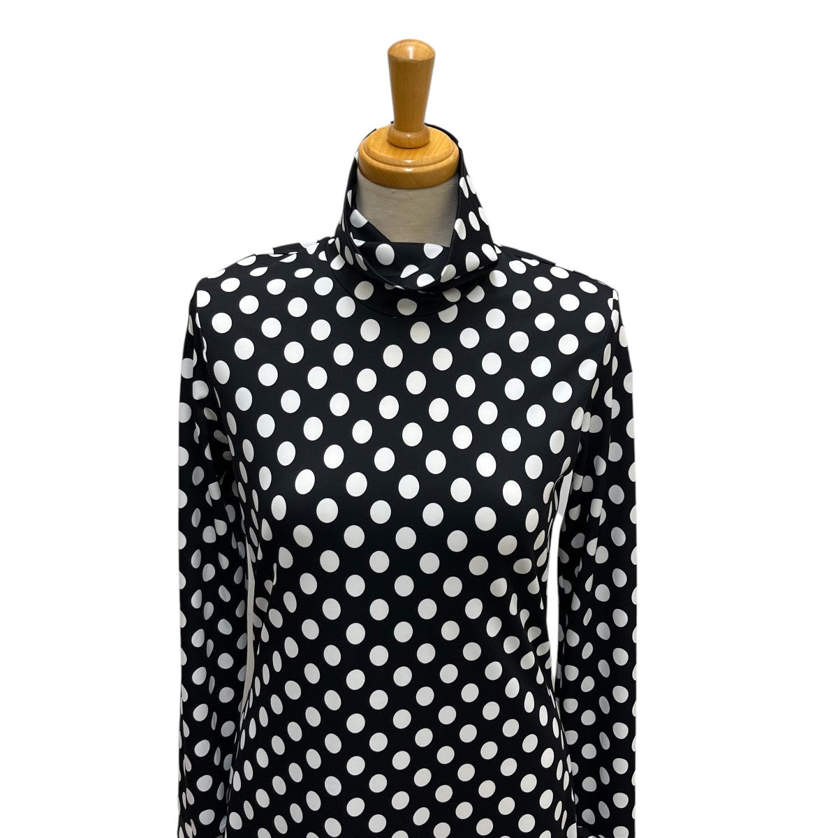 DOT TURTLENECK TOPドット柄タートルネックワンピース