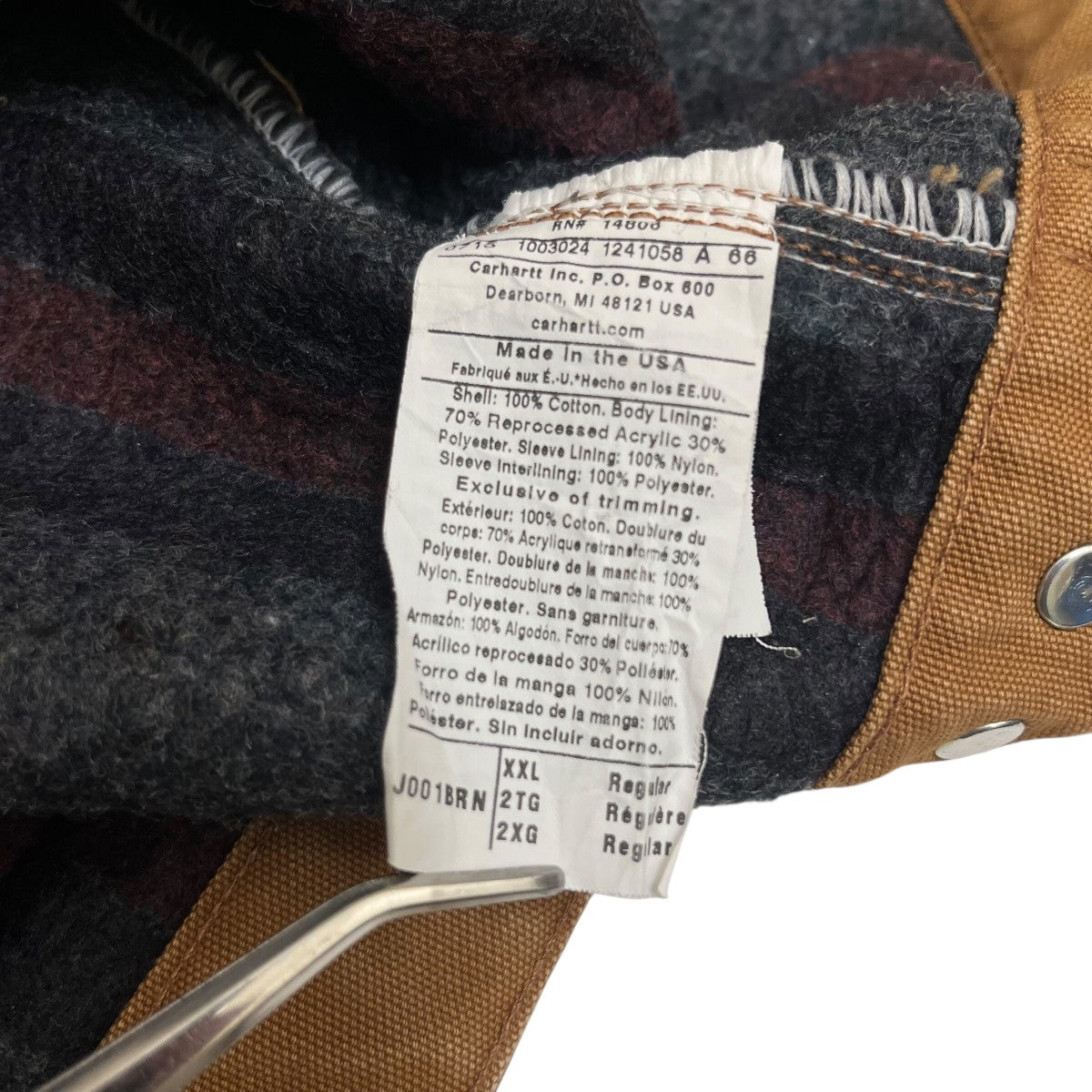 CarHartt(カーハート) 90S デトロイトジャケットジップジャケット