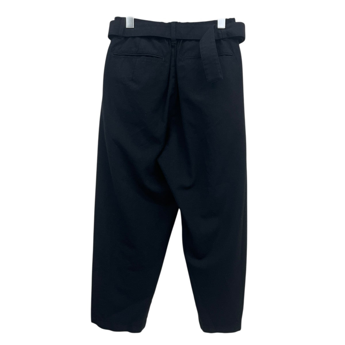 HARD TWISTED WOOL TROPICAL BELTED PANTSベルト付パンツAP21-016