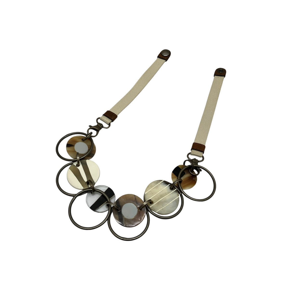 MARNI ネックレス Marni リングディテール チェーンネックレス | ホワイト