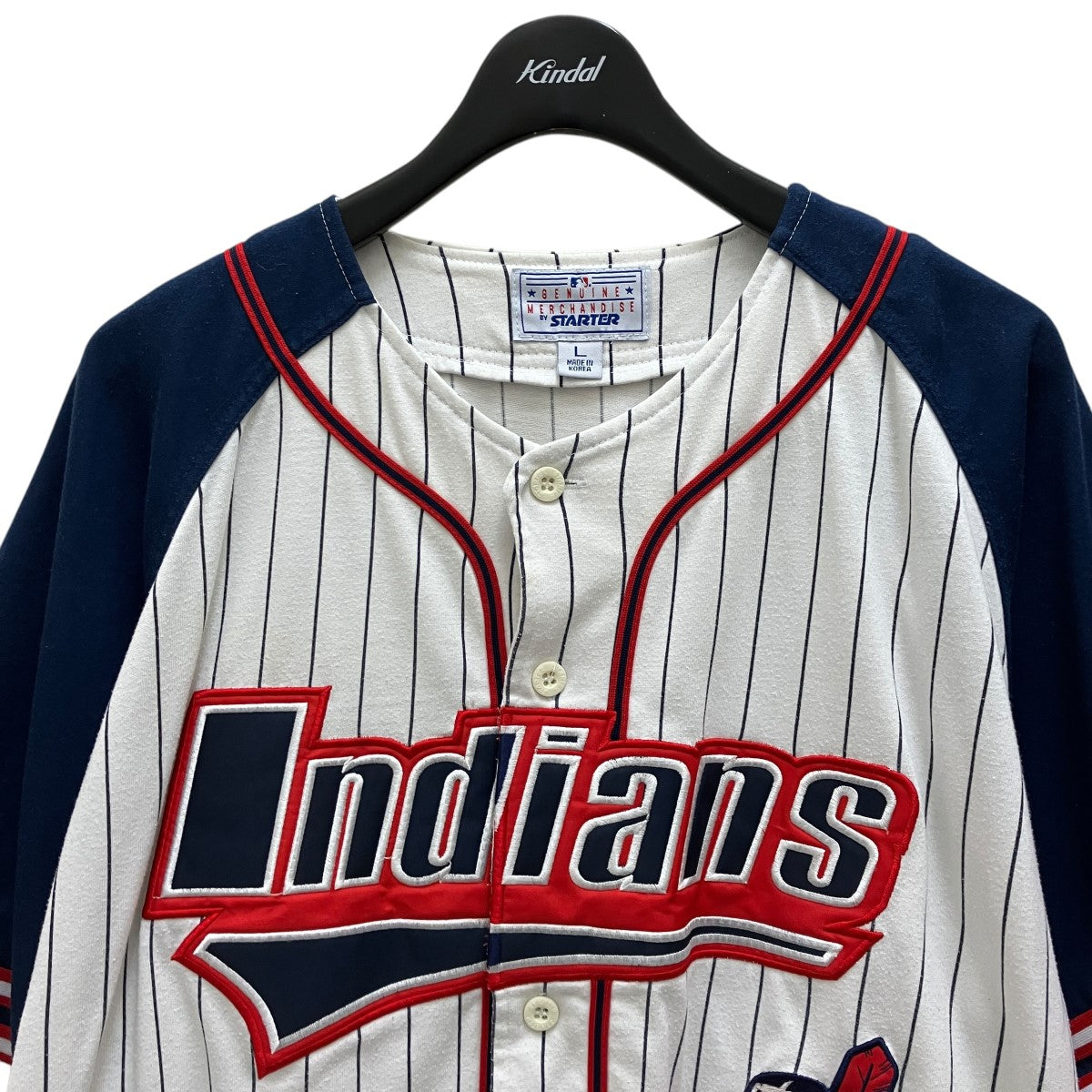 古着 90s STARTER NBA Chicago BULLS ブルズ ストライプ ベース