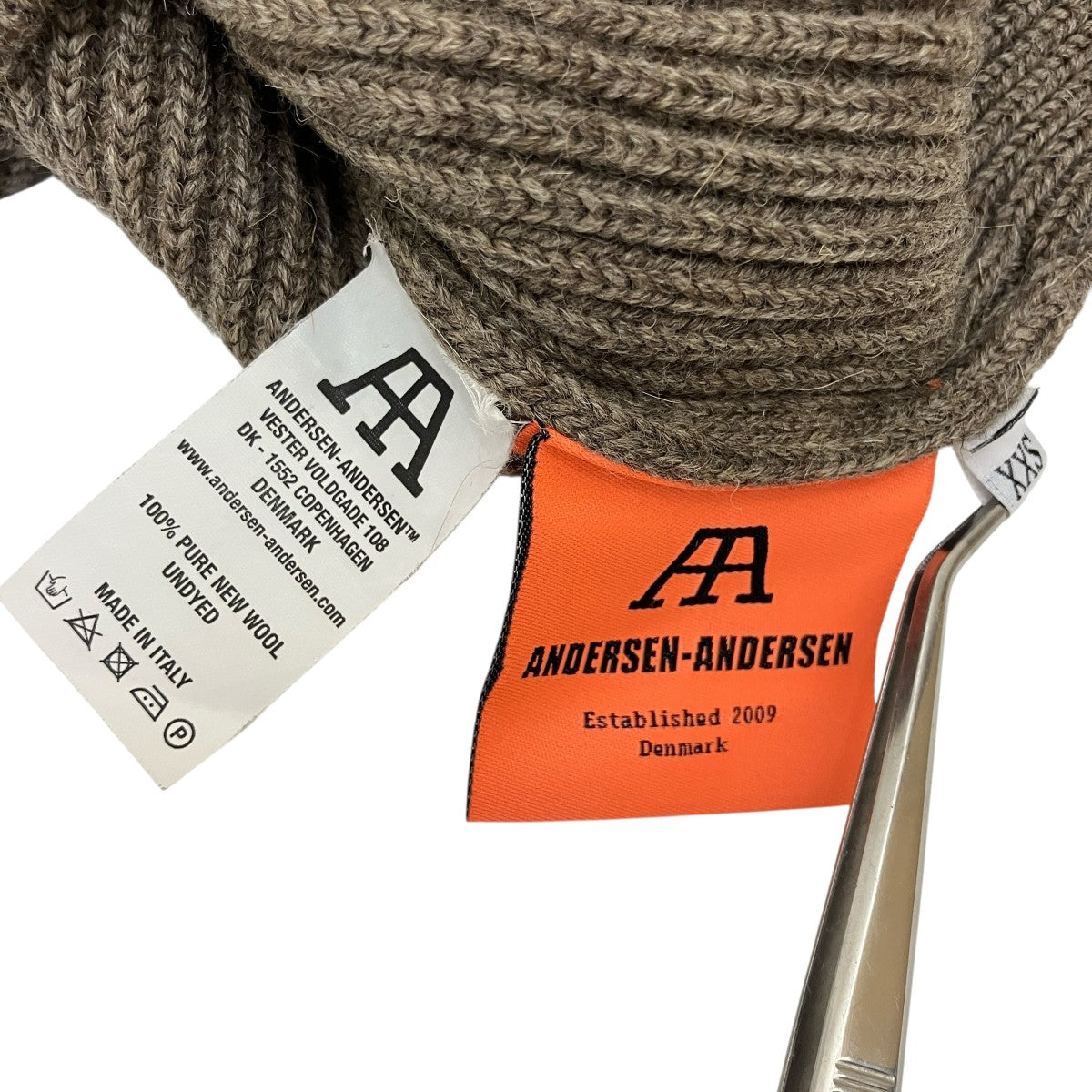 Andersen-Andersen ニットベスト 古着・中古-4枚目のアイテム画像