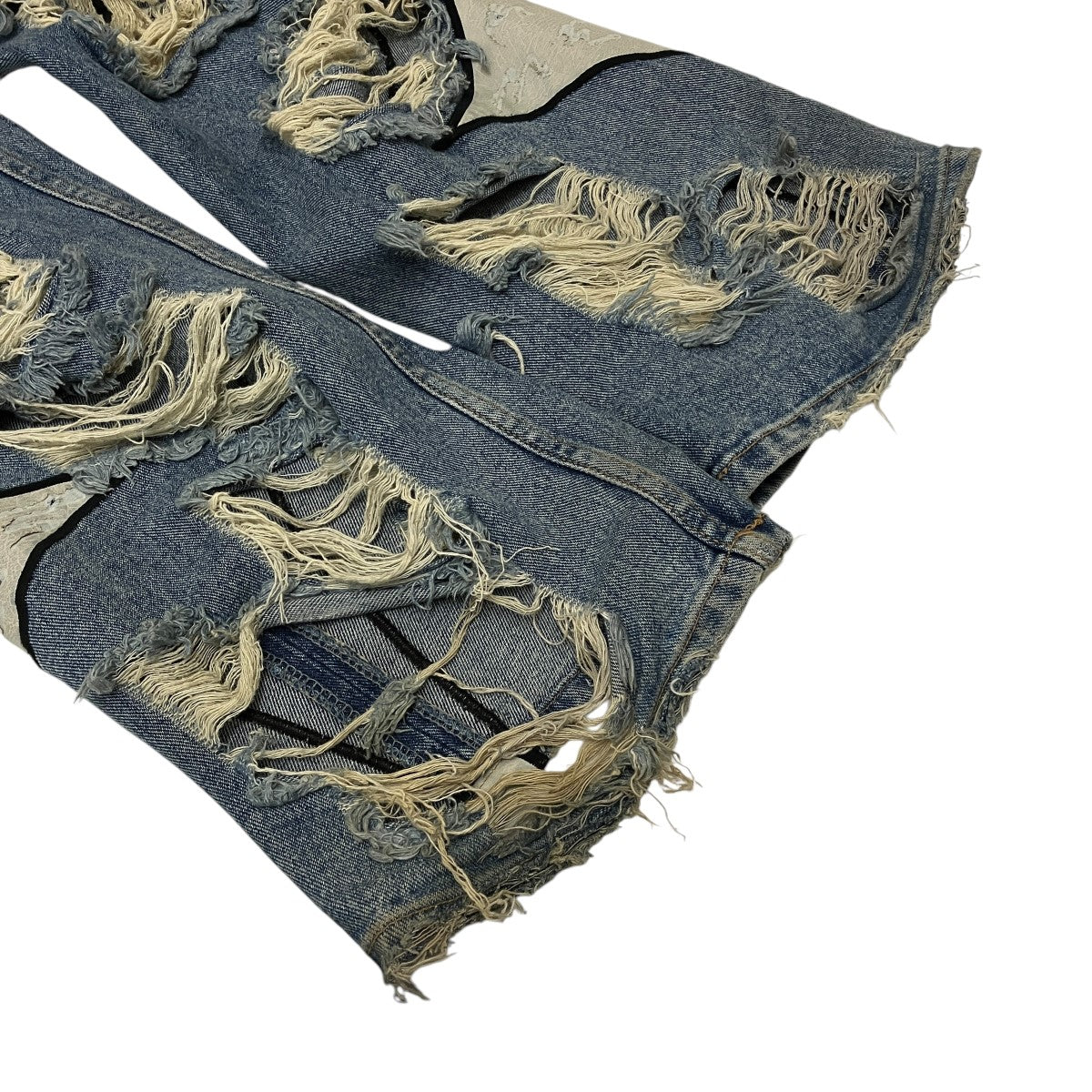 THUG CLUB(サグクラブ) 24AWダメージ加工トライバルデニムパンツ