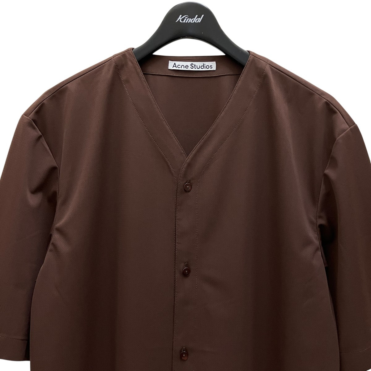 Acne studious レーヨンシャツ acne studios】開襟 レーヨンシャツ【サイズ50】 - メルカリ