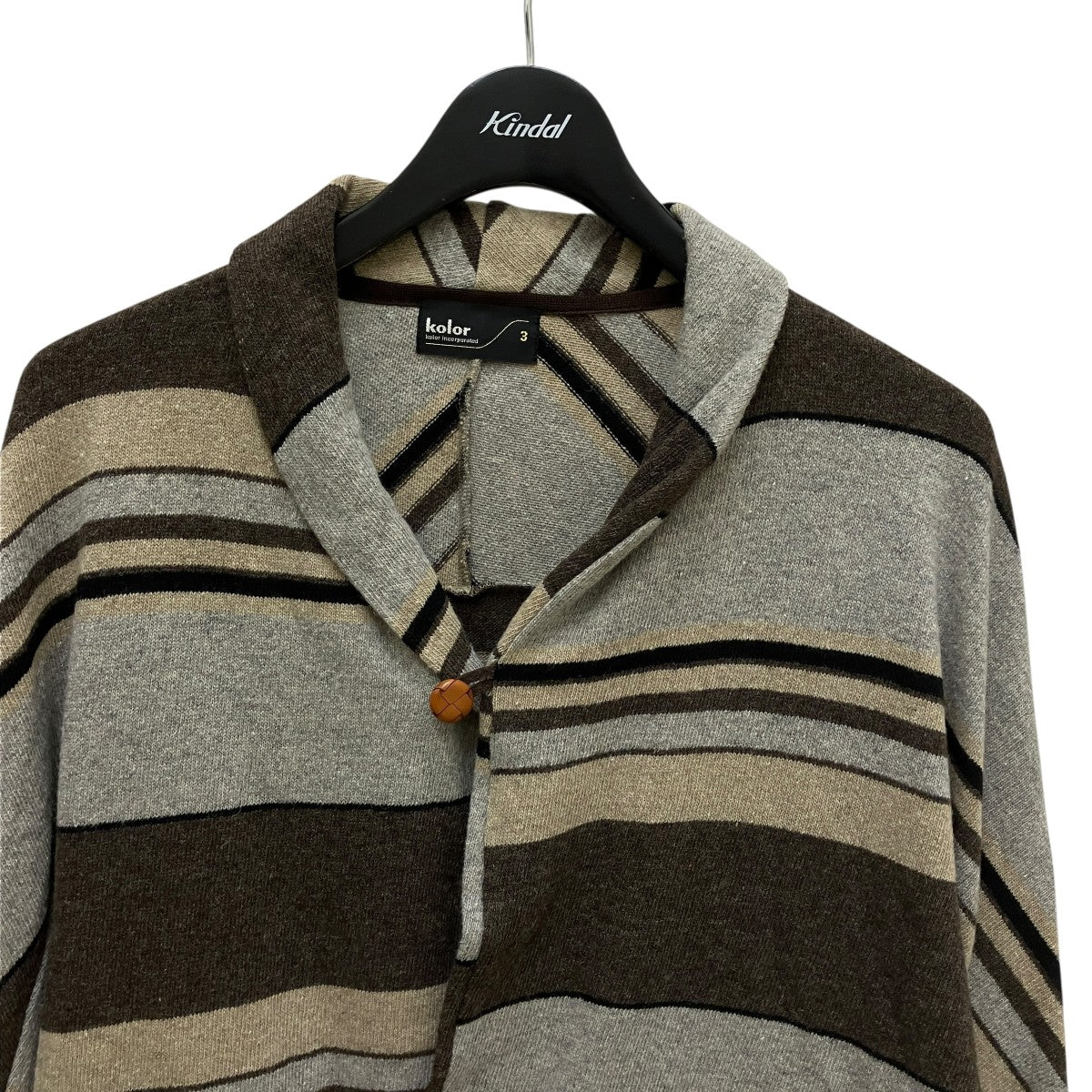 KOLOR カシミアウールメルトン ドッキングコート KOLOR(カラー) カシミアウールメルトン DOCKING COATドッキング