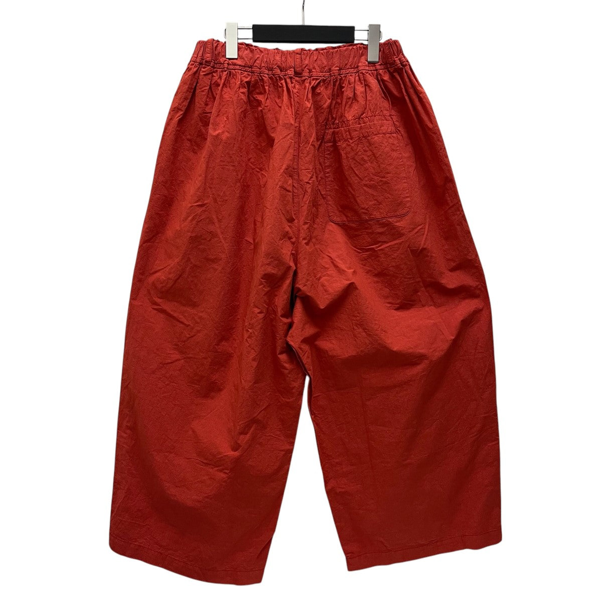 □ 40207★夏 nest Robe ネストローブパンツ リネン100％ nest Robe(ネストローブ) 23AWヘムレースドロストパンツリネン