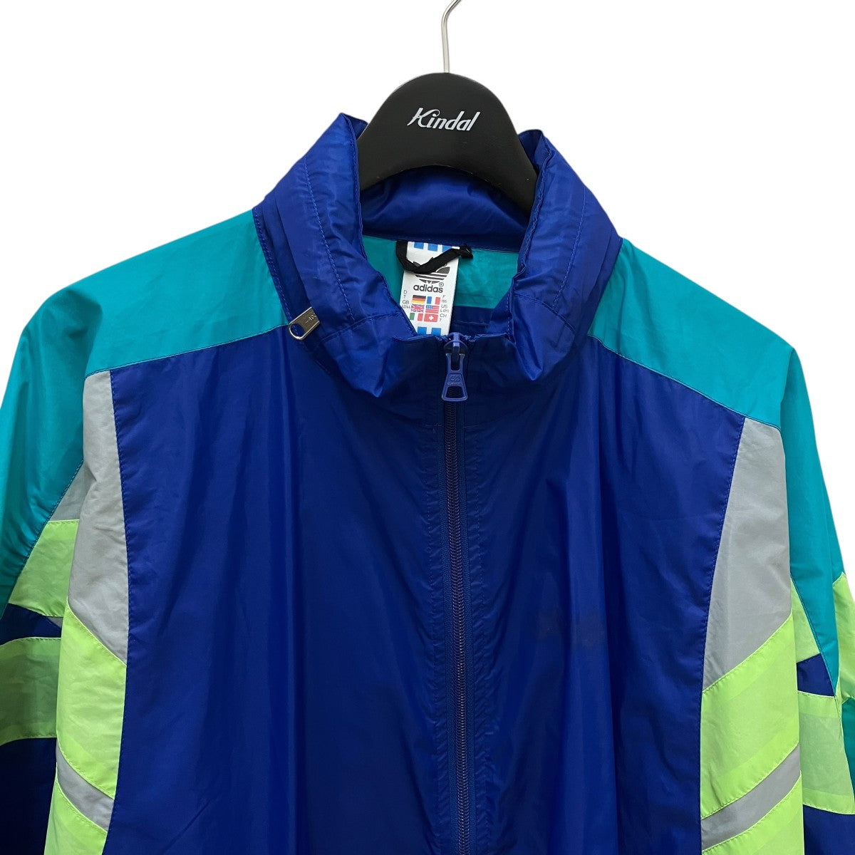 adidas 90’ｓ Vintageジップアップジャケット 古着・中古-2枚目のアイテム画像