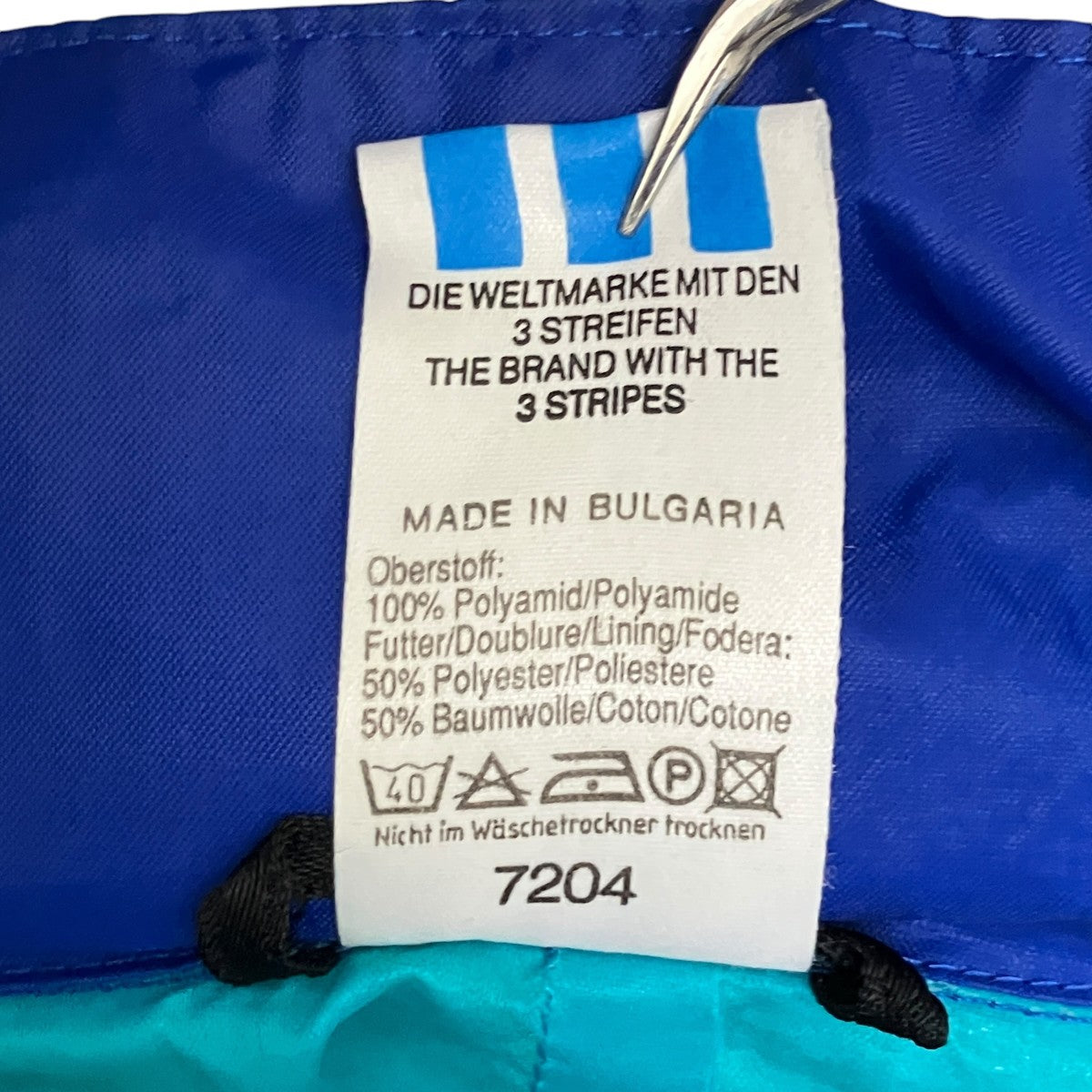 adidas 90’ｓ Vintageジップアップジャケット 古着・中古-7枚目のアイテム画像