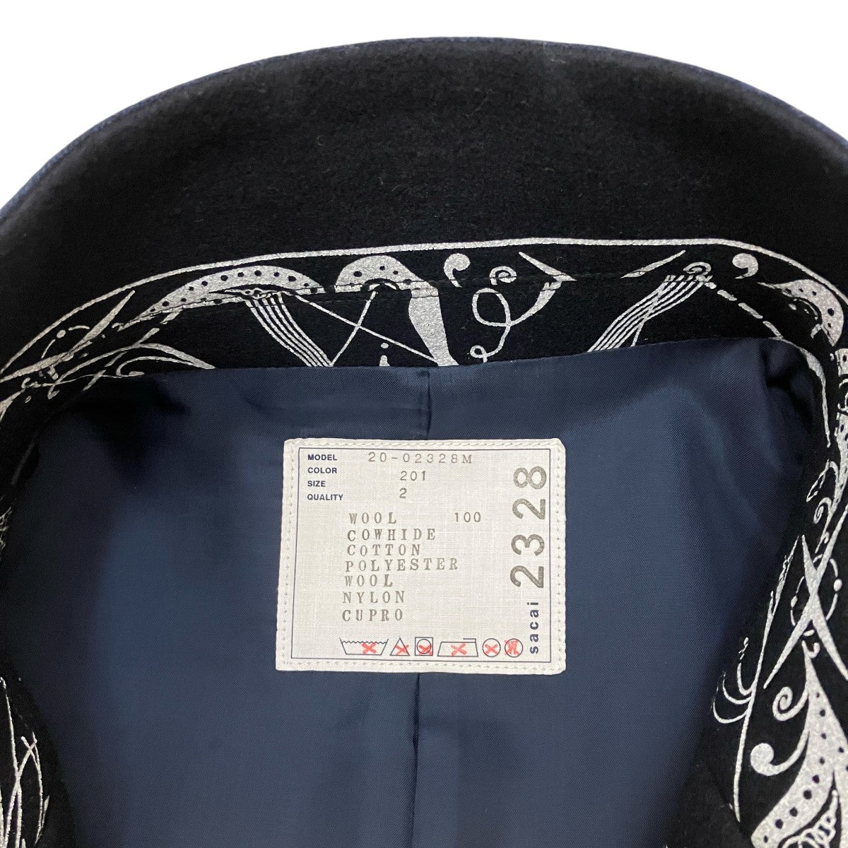 sacai×Dr．woo バンダナブルゾン20AW 20-02328M 20AW 20-02328M