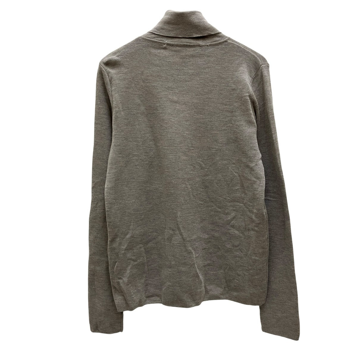 メゾンキツネ MAISON KITSUNE コットンニットカーディガン FOX HEAD CRAFTY COATIGAN グレー サイズ：S MAISON KITSUNE(メゾンキツネ) コットンニットカーディガン FOX