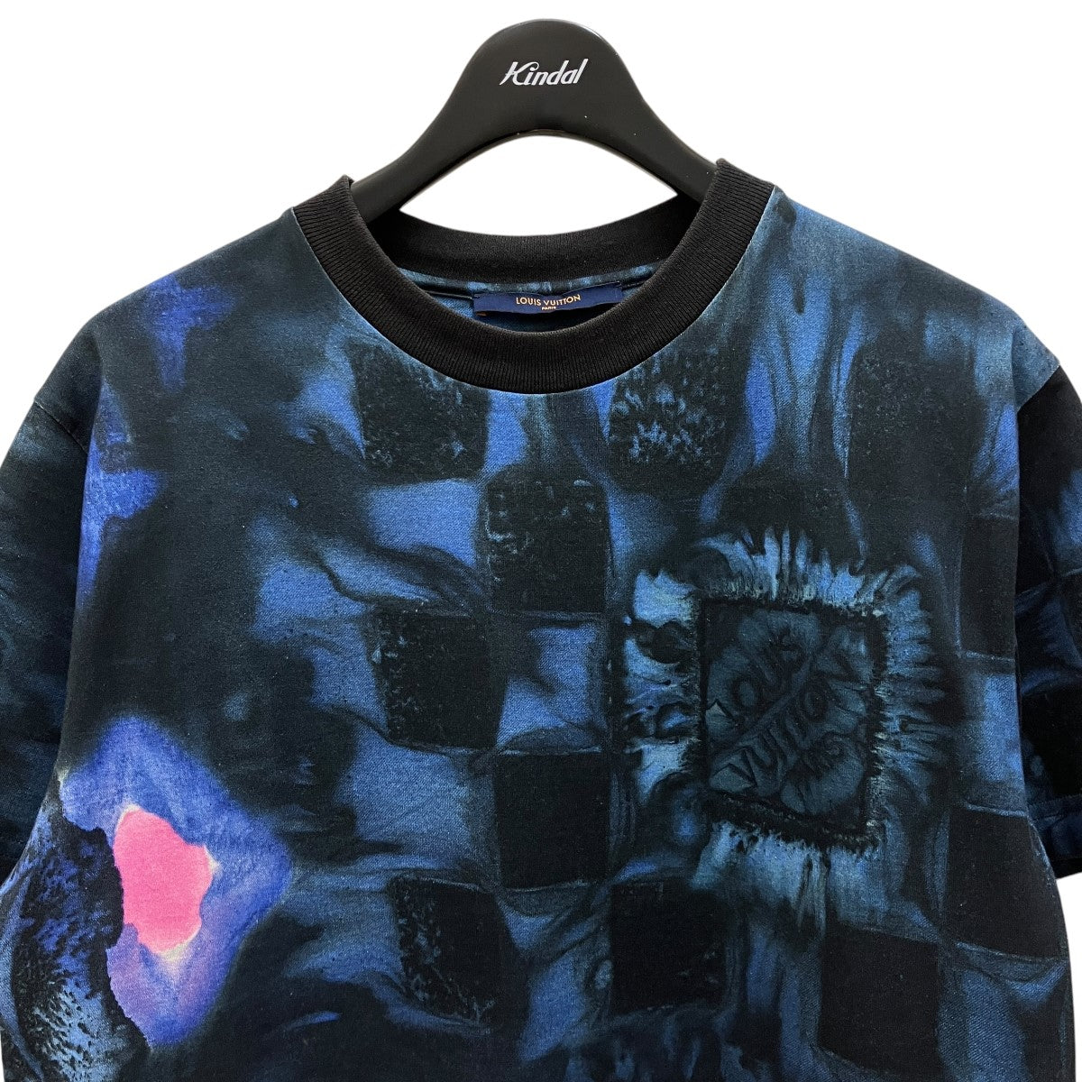ルイ・ヴィトン SOLT PRINT TEE カットソー LOUIS VUITTON(ルイヴィトン) SOLT PRINT TEE半袖Tシャツ ブルー